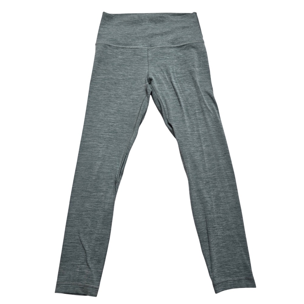 Lululemon Align High-Rise Pant 25 Heathered Tidewater Teal Leggings Womens 8